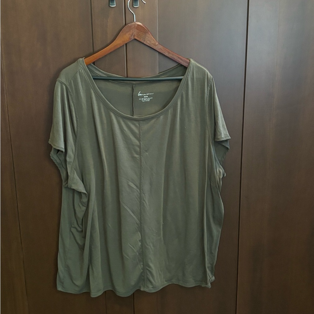 Fun top with sheer panel in the back